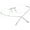 Grey, variant on FONEX Titanium Glasses Frame,Rimless Frameless Optical Eyewear Eyeglasses for Men and Women F85634 (Silver)
