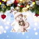 thumbnail image 2 of Snowman Letter Christmas Tree Holiday Decoration Pendant, Festive Ornament for Xmas Decor, Home Holiday Party Gift, Merry Snowman Hanging Decor, 2 of 6