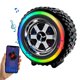 thumbnail image 4 of Altavoz Inalámbrico con Forma de Rueda de Coche Pequeño y Luz LED, Tamaño de Bolsillo., 4 of 5