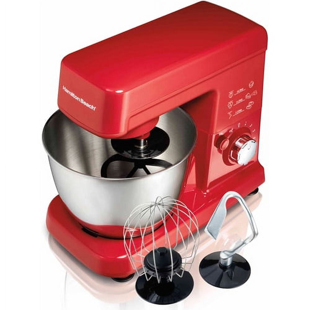Hamilton Beach Eclectrics All-Metal Stand Mixer Red 63232 - Best Buy