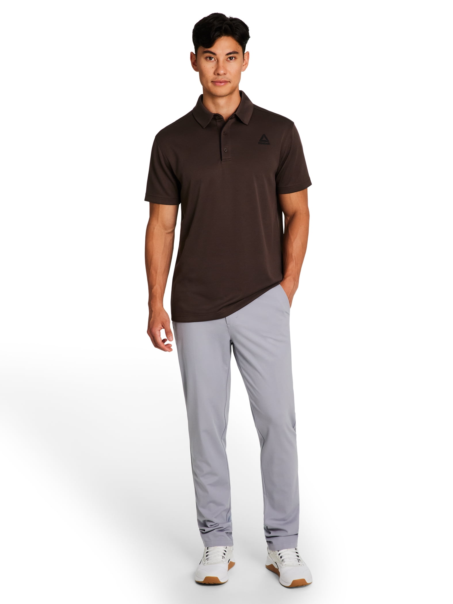 Reebok Men's and Big Men's Performance Polo Shirt, Sizes XS-5XL