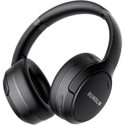 Hybrid Active Noise Cancelling Headphones, Wireless Over Ear Bluetooth Headphones with Microphone, 70H Playtime, Foldable Headphone with HiFi Audio, Deep Bass for Home Travel Office