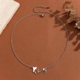 thumbnail image 4 of Customized Name Necklaces Stainless Steel Personalized Heart Capital Letters Pendant Chain Choker For Women Party Jewelry, 4 of 5