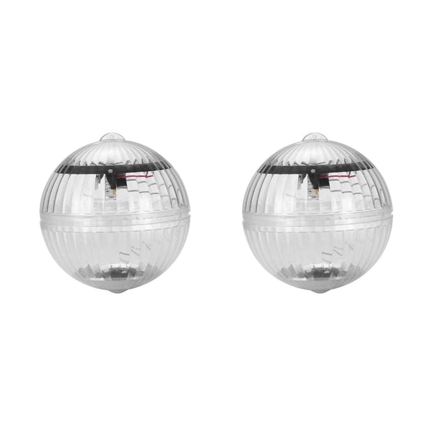 Yuarrent Luz flotante LED para discoteca, piscina, impermeable, LED, energía Solar, multicolor, cambio de agua, lámpara de deriva, seguridad, Luz cambiante de colores 2piezas Yuarrent CBP156754