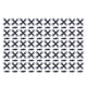 thumbnail image 1 of Juego de 50 boquillas rociadoras de agua nebulizadoras de 4 salidas para jardín, agricultura, invernadero, gris, 1 of 8