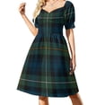 thumbnail image 1 of Vestido de tartán escocés Campbell of Argyll, vestidos de verano para mujer, conjuntos de playa para mujer, 1 of 7