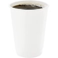 thumbnail image 4 of Zhuge 100 vasos de café desechables - Vasos de café para llevar con aislamiento de doble pared de color blanco de 14 oz - Vasos de papel Kraft para bebidas, espresso y cacao sin tapa - Blanco, 4 of 5
