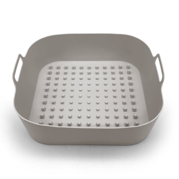 Starfrit Silicone Air Fryer Basket, Rectangular, 1 Pack, BPA-Free, Reusable, Fits 3–8 QT, Heat Resistant, Non-Stick