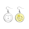 thumbnail image 1 of Teclado símbolo 6 Pendiente Sol Flor Pendiente Joyas Moda Unbranded M, 1 of 3
