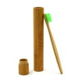 thumbnail image 6 of Portable Natural Bamboo Toothbrush Case 22cm Handmade Smooth and Comfortable for Travel, 6 of 6