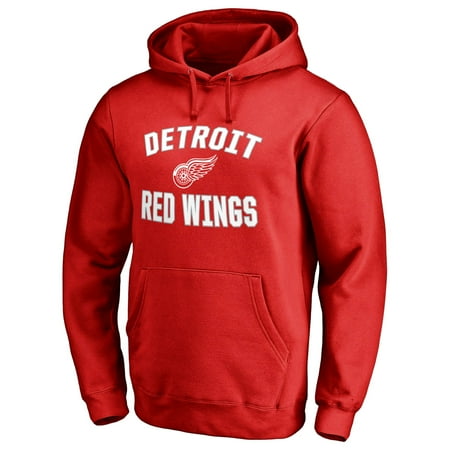 - Detroit Red Wings Victory Arch Fleece Pullover Hoodie - Red