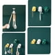 thumbnail image 4 of Bewildely Gancho giratorio autoadhesivo de servicio pesado Soporte para rack de interior Blanco Accesorios de baño Blanco, 4 of 6