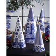 thumbnail image 4 of Spode Blue Italian Cone Shaped Topiary 8", 4 of 5