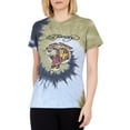 thumbnail image 1 of Ed Hardy Womens Tiger Head Tie Dye Graphic T-Shirt Green S, 1 of 4