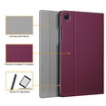 thumbnail image 7 of Fintie Keyboard Case for Samsung Galaxy Tab A7 10.4 2022/2020 Model (SM-T500/T503/T505/T507/T509), Slim Lightweight Stand Cover with Magnetically Detachable Wireless Bluetooth Keyboard, Purple, 7 of 7