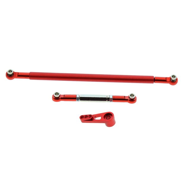 Metal Tie-Rod Steering Arm Servo Linkages For MN86S MN86 1:12 RC Car red - Walmart.com