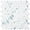 Calacatta Blue, variant on The Tile Life Eterna Hex 4" x 4" Hexagon Shabby Green Glass Mosaic Tile Sample 1 Piece