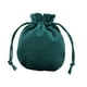 thumbnail image 4 of Bolsa de joyería con cordón, regalos de fiesta, organizador de joyas, bolsa de regalo de terciopelo Verde oscuro 95 x 115 cm, 4 of 9