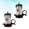 thumbnail image 2 of CIMAXIC Party 2Pcs Colorful LED Candle Light Portable Skull Pumpkin Night Lamp Decorative Candle Lantern for Halloween Party Random Pattern,2.76"X3.35"X2.36", 2 of 5