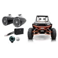thumbnail image 1 of 2) Rockford Fosgate 6.5" Tower Speakers+2-Ch Amp+Bluetooth Control 4 RZR/ATV/UTV, 1 of 11