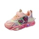 thumbnail image 1 of Nuevos zapatos deportivos informales de malla transpirable de Disney para niños, zapatos informales cómodos de dibujos animados congelados con luz led coreana para niños, plantilla de 16cm Gao Jinjia LED, 1 of 2