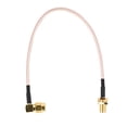 thumbnail image 4 of Cable SMA Coaxial RF Cable SMA Female to Right Angle SMA Male RF Jumper Cable 20cm, 4 of 8