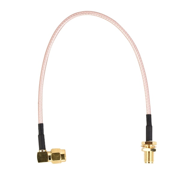 Cable Coaxial RF SMA SMA Hembra A SMA Macho De ángulo Recto Cable De Puente RF 20cm