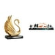 thumbnail image 1 of estatua de resina de cisne,Figuras de cisne,estatuas,decoración del hogar,fiesta de bodas,Escultura de pared,Escultura decorativa de pared con flores de metal estilo bohemio,Arte de pared, 1 of 8