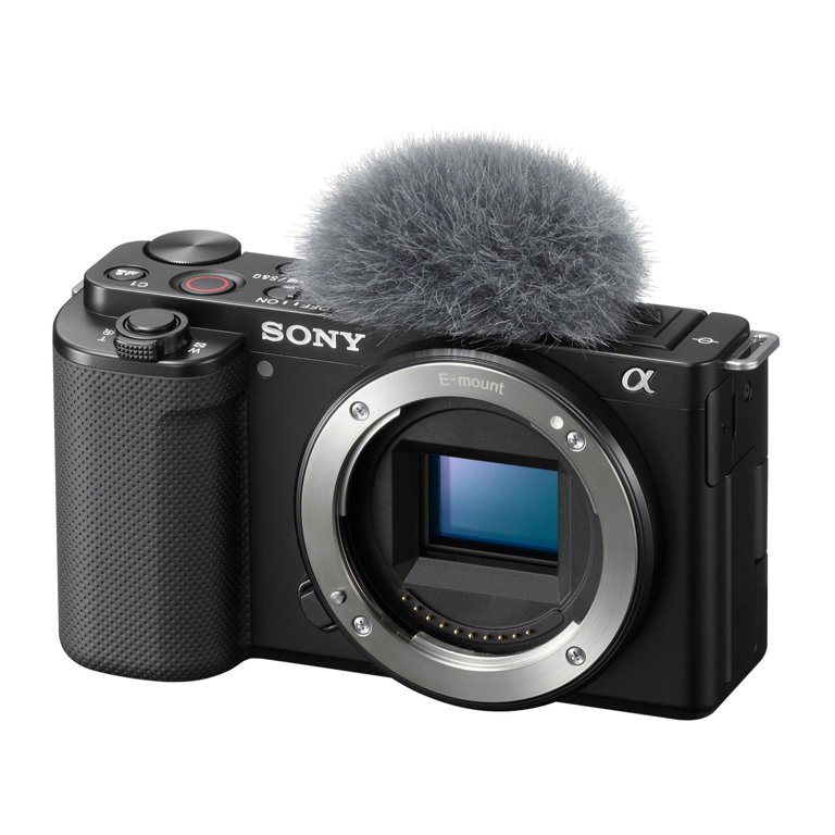 Sony Alpha ZV-E10 APS-C (Black) with 11mm F1.8 Lens and Content