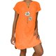thumbnail image 1 of Sexy Vestidos Cortos de Verano para las Mujeres 2025 Moda Suelta de Ocio Vestido de Manga Corta con Cuello en V, Vestido Casual de Rodilla, 1 of 8
