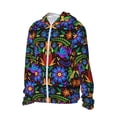 thumbnail image 2 of Sigee Colorful Floral Print UPF50+ Men's Sun Protection Hoodie Shirt SPF UV Shirt Long Sleeve Fishing Outdoor Lightweight, S-3XL, 2 of 9