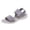 Gray, variant on Women Dual Strap Knit Fabric Open Toe Wedge Sandals Comfortable Footwear For Casual Outdoor Daily Activities