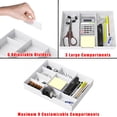 thumbnail image 3 of Bandeja organizadora de cajones para artículos de hogar sencillos, 9 compartimentos, 3 of 7