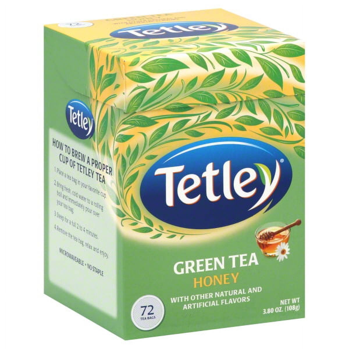 TETLEY GRN TEA HONEY - FRENCH