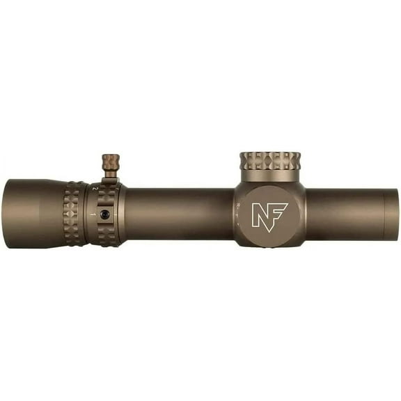 NIGHTFORCE NX8 1-8X24mm F1 Capped 30mm Tube Hunting Gun Scope with FC-DMX Reticle Dark Earth