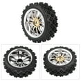 thumbnail image 3 of Ruedas Y Neumáticos Para Vehículos RC, Juego De Neumáticos Para Ruedas De Coche De 4 Piezas, Neumáticos Para Vehículos Todoterreno De Carreras, Llantas De Goma Para Coche De, 3 of 7
