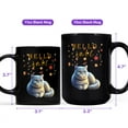 thumbnail image 4 of Hello Fall British Shorthair Enjoys Warm Campfire Autumn Night Bright Moon Mug Cat Lover Kitten Owner Gifts Coffee Tea Cup - 01008, 4 of 4