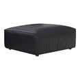 thumbnail image 3 of MOE'S Home FORM OTTOMAN VANTAGE BLACK LEATHER, 3 of 4