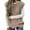 AB131 Khaki, variant on Tisuna Womens Sweaters Solid Color Sleeveless Crew Neck Vest Fashion Casual Women Spring Autumn Pullover Tank Tops Sweaters Brown
