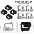 thumbnail image 4 of 4Pcs Truck Cap Mounting Clamps Heavy Duty Clamps for Truck Top Camper Shell Black, 4 of 9