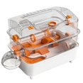 thumbnail image 1 of Hamster cage double-layer spacious acrylic transparent feeding box house, 1 of 6