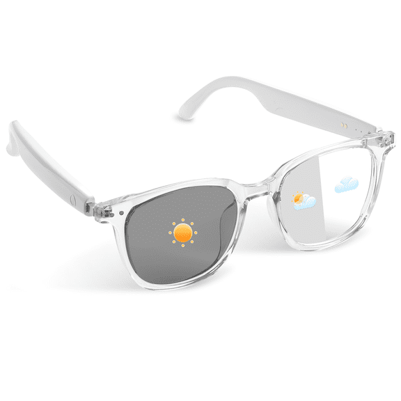 GenXenon Bluetooth Smart Glasses Polarized Sunglasses for Men Women,Open-Ear Audio Wireless Sunglasses,Hands-Free Calls & Music,UV400 Protection,Voice Assistant,8H Playtime