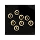 thumbnail image 3 of 1pc Simple & Fashionable Round Shaped Rhinestone Inlaid Capital 26 Letters Brooch For Men's Business Suit Accessory, 3 of 5