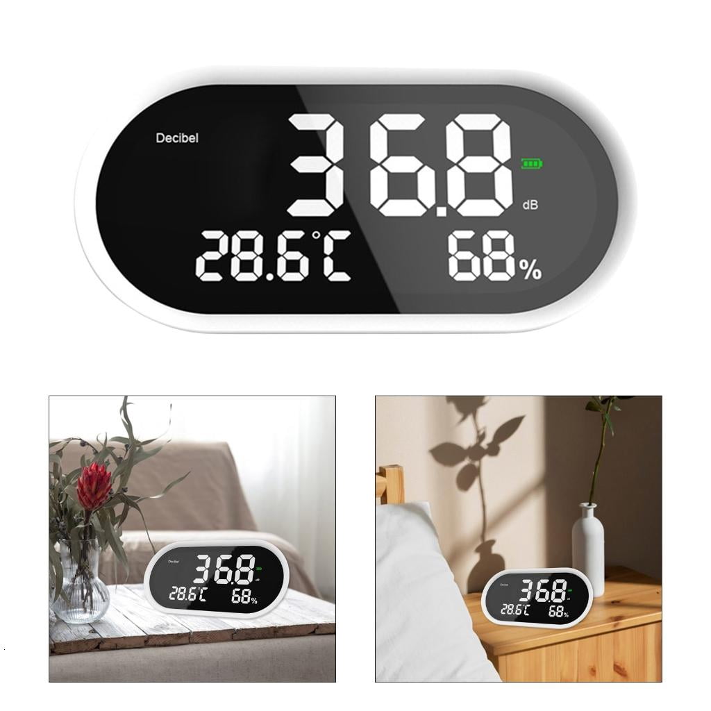 CEORPER Professional Air Quality Analyzers LCD Display For Temperature Humidity And Noise Monitoring Rechargeable Battery