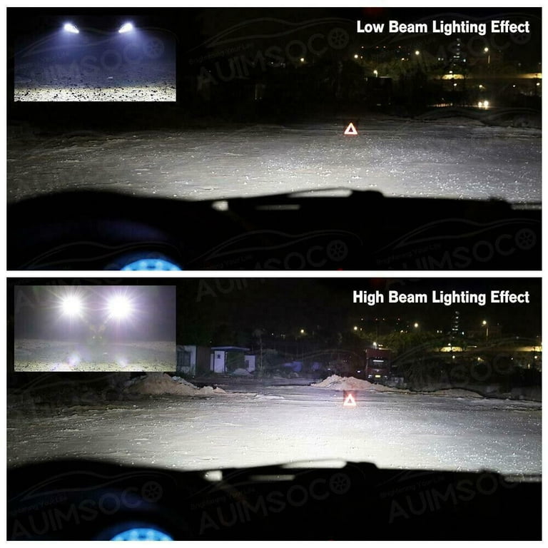 For Jeep Gladiator 2020 2021 2022 LED Headlight Hi-Lo Beam + Fog