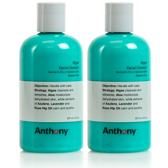 Anthony Algae Facial Cleanser 8 oz (Pack of 2)