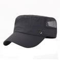 thumbnail image 1 of Adjustable Outdoor Sun Hats Baseball Cap Casual Flat Mesh Hat For Men, 1 of 1