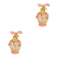 thumbnail image 1 of Baohd Élégant Flacon de Parfum Libellule Rechargeable Cadeaux Robustes et Durables en Alliage de Zinc et Verre Rose 2Set, 1 of 6