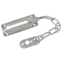 Uxcell Polished Dwelling House Room Lock Door Chain Guard Silver Tone