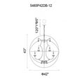 thumbnail image 3 of LED Chandelier with Chrome Finish, 3 of 3